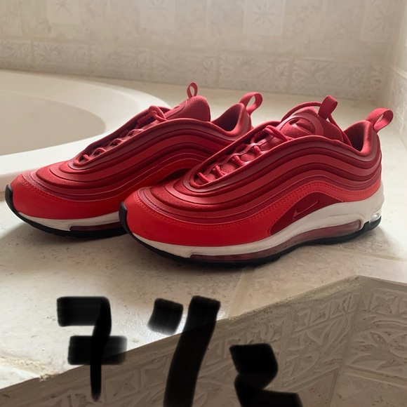 red nike 97 womens
